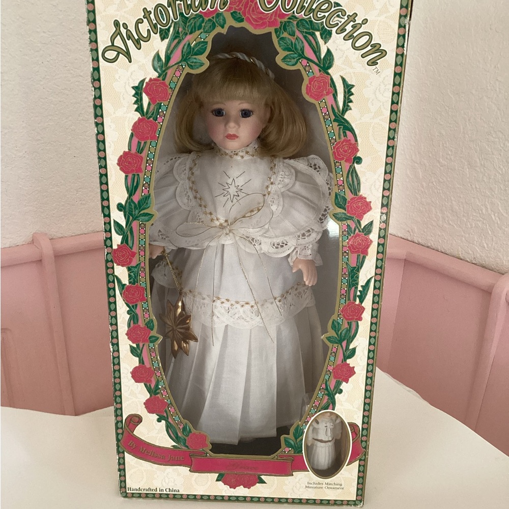 New In Box Victorian Collection Porcelain Doll Grace By Melissa Jane 1995 Sealed
